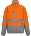 RG548 TRA943 Regatta High Visibility Two Tone Thermal Baffle Jacket Orange  / Grey colour image